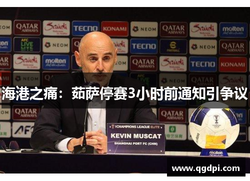 海港之痛：茹萨停赛3小时前通知引争议